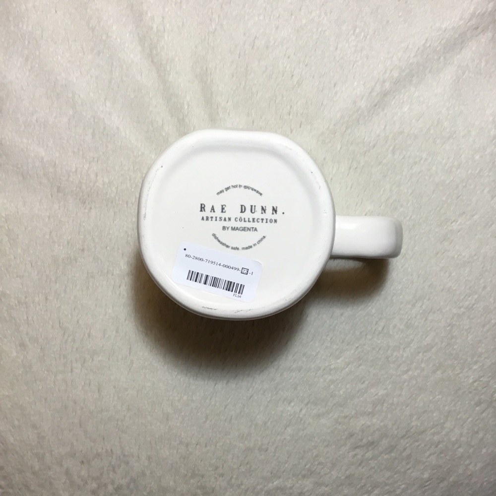Rae Dunn LL WISH Ceramic Mug NWT New - Picture 4 of 4